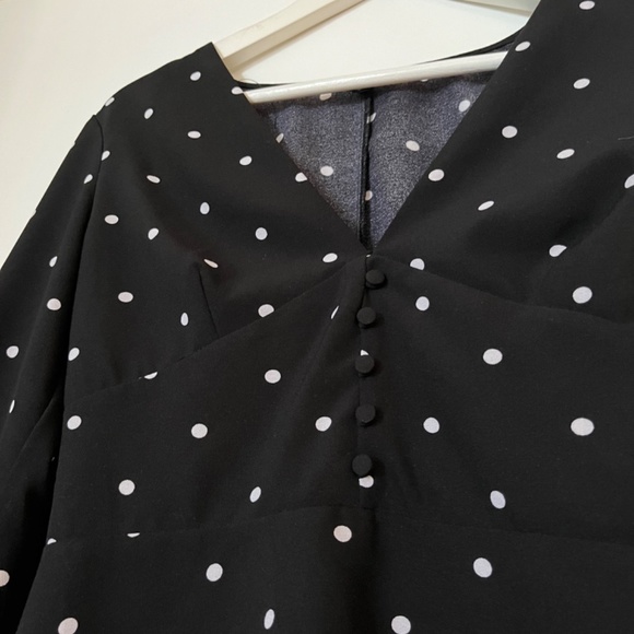 Polka dot blouse - Picture 2 of 2